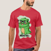 恐竜の世界の引用 Tシャツ (正面)