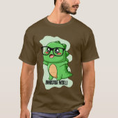 恐竜の世界の引用 Tシャツ (正面)