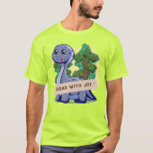 恐竜の世界の引用 Tシャツ (正面)