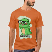 恐竜の世界の引用 Tシャツ (正面)