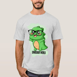 恐竜の世界の引用 Tシャツ