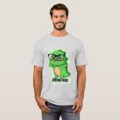 恐竜の世界の引用 Tシャツ (正面フル)