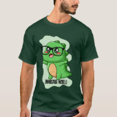 恐竜の世界の引用 Tシャツ (正面)