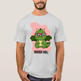 恐竜の世界の引用 Tシャツ