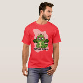恐竜の世界の引用 Tシャツ (正面フル)