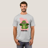 恐竜の世界の引用 Tシャツ (正面フル)