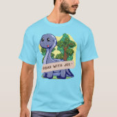 恐竜の世界の引用 Tシャツ (正面)