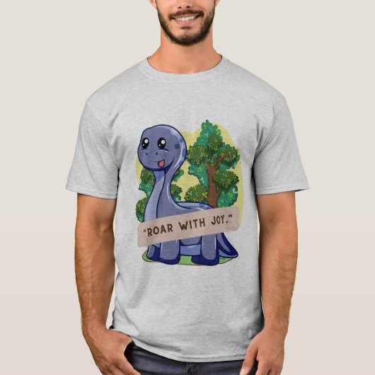 恐竜の世界の引用 Tシャツ (正面)