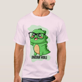 恐竜の世界の引用 Tシャツ