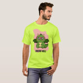 恐竜の世界の引用 Tシャツ (正面フル)
