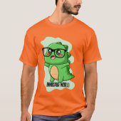 恐竜の世界の引用 Tシャツ (正面)