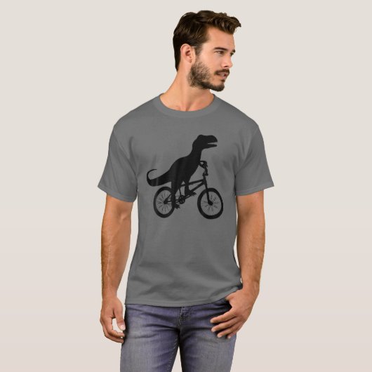 恐竜の乗馬自転車 |かわいいバイクディーノ好きな人たちTee G Tシャツ (正面フル)