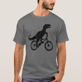 恐竜の乗馬自転車 |かわいいバイクディーノ好きな人たちTee G Tシャツ (正面)
