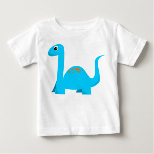 恐竜の乳児のTシャツ ベビーTシャツ