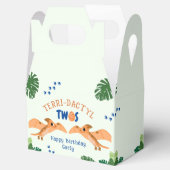 恐竜の二番目の誕生日の緑のおもしろいプテロダクティル フェイバーボックス (オープン)