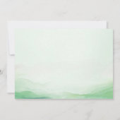 恐竜の五歳のサウルスの五歳の誕生日パーティー写真 招待状 (裏面)