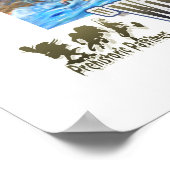 恐竜の休暇を願う ポスター (角)