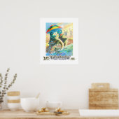 恐竜の休暇を願う ポスター (キッチン)