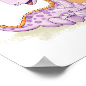 恐竜の保育園ポスター 恐竜の子供部屋 プリント (角)