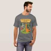恐竜の冒険 名言 Tシャツ (正面フル)