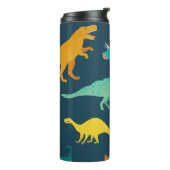 恐竜の冒険:子供の子供部屋壁紙 タンブラー (回転左)