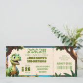 恐竜の動物の誕生日チケットを踏みにじろう (スタンド正面)