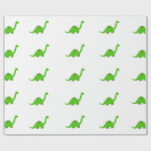 恐竜の包装紙の誕生日 ラッピングペーパー (フラット)