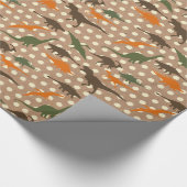 恐竜の包装紙 ラッピングペーパー (角)