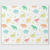 恐竜の包装紙 ラッピングペーパー (フラット)