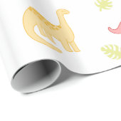 恐竜の包装紙 ラッピングペーパー (ロールコーナー)