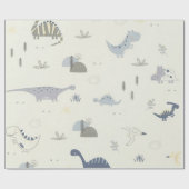 恐竜の包装贈与紙子供へ  ラッピングペーパー (フラット)