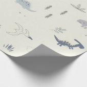 恐竜の包装贈与紙子供へ  ラッピングペーパー (角)