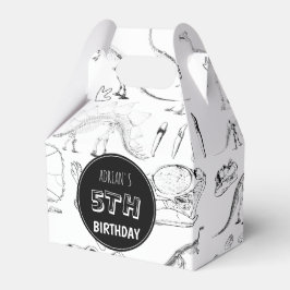 恐竜の化石の骨パターン誕生日時代 フェイバーボックス