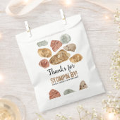 恐竜の化石キッズバースデーパーティーの好意バッグ フェイバーバッグ (クリップ留めされた状態)