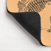 恐竜の化石古生物学 マウスパッド (コーナー)