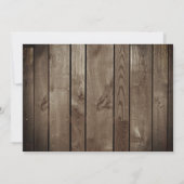 恐竜の化石発掘の誕生日写真招待状 招待状 (裏面)