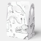 恐竜の化石骨パターン フェイバーボックス (オープン)