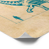 恐竜の化石6ポスター ポスター (角)