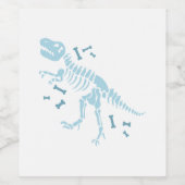 恐竜の化石 ワインラベル (シングルラベル)