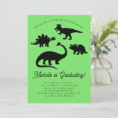 恐竜の卒業パーティー 招待状 (スタンド正面)