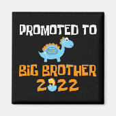 恐竜の卵から生まれた兄弟に昇格 マグネット (正面)