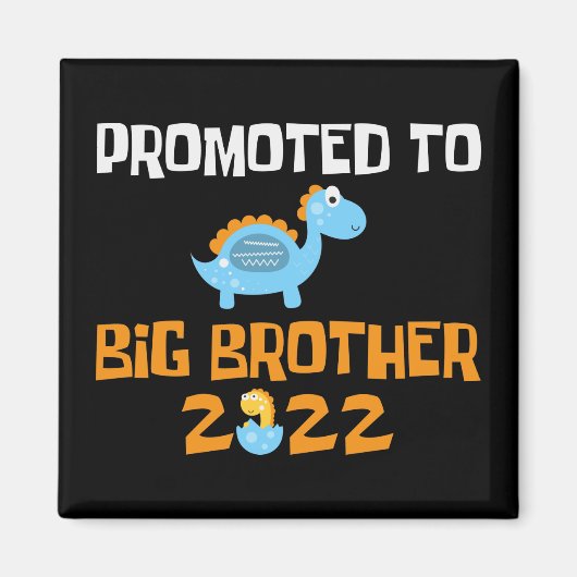 恐竜の卵から生まれた兄弟に昇格 マグネット (正面)