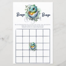 恐竜の卵の水の色離れの赤ちゃんシャワーゲーム