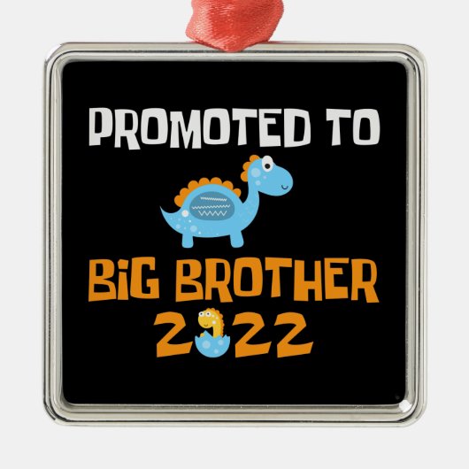 恐竜の卵孵化がビッグブラザーに昇格 メタルオーナメント (正面)