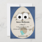 恐竜の卵 招待状 (正面)