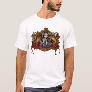 恐竜の友人のワイシャツの切り出し版無教養な人の芸術 Tシャツ