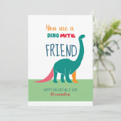 恐竜の友人バレンタインデー シーズンカード (スタンド正面)