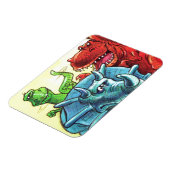 恐竜の友人 マグネット (左側)