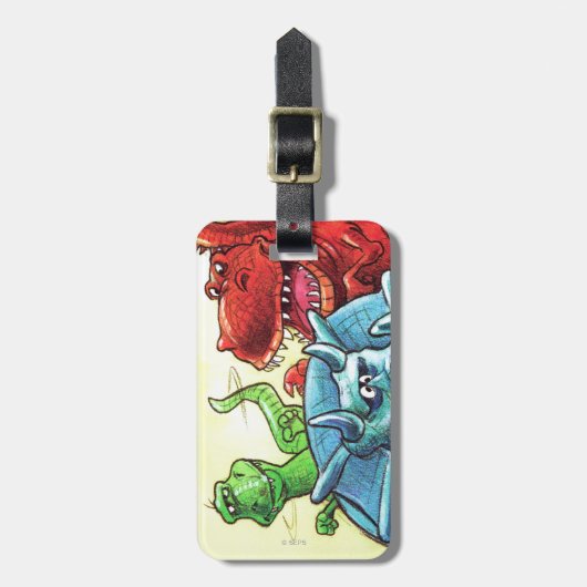 恐竜の友人 ラゲッジタグ (正面縦)