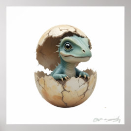 恐竜の友人 – 子供部屋ウォールアートセットベビー ポスター